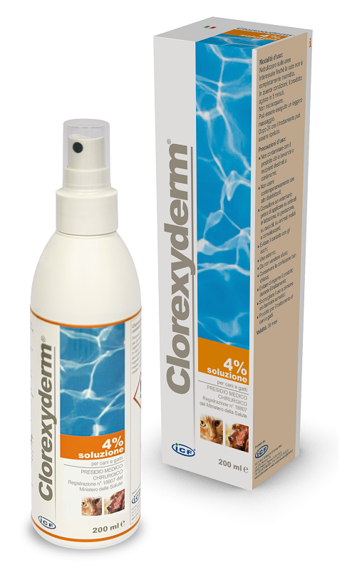 CLOREXYDERM SOLUZIONE 4% 200 ML - famajoy.it