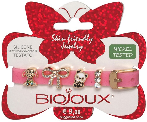 BJB013 BRACCIALE SILIC PINK GOLD PLATED - famajoy.it