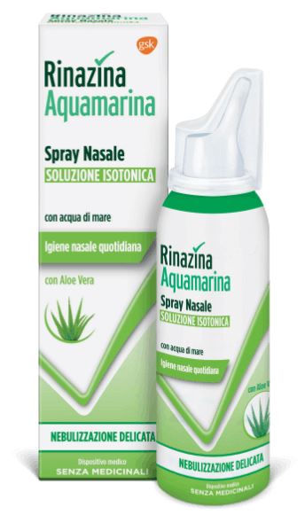 RINAZINA AQUAMARINA FAMILY SPRAY NASALE ISOTONICO DELICATO 100 ML - famajoy.it
