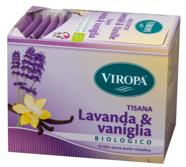 VIROPA TISANA LAVANDA&VANIGLIA BIOLOGICO 15 FILTRI - famajoy.it