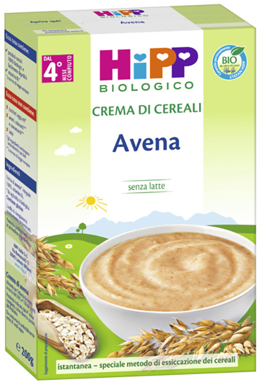 HIPP BIO CREMA CEREALI AVENA 200 G - famajoy.it