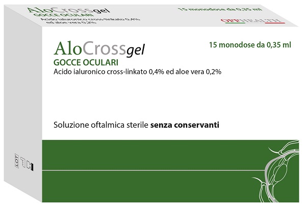 ALOCROSSGEL SOLUZIONE OFTALMICA 15 MONODOSE DA 0,35 ML - famajoy.it