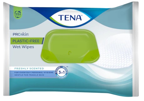 TENA WET WIPES PLASTIC FREE 48 PEZZI - famajoy.it