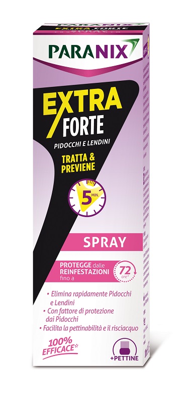 SPRAY EXTRA FORTE PARANIX PER PIDOCCHI E LENDINI 100 ML - famajoy.it