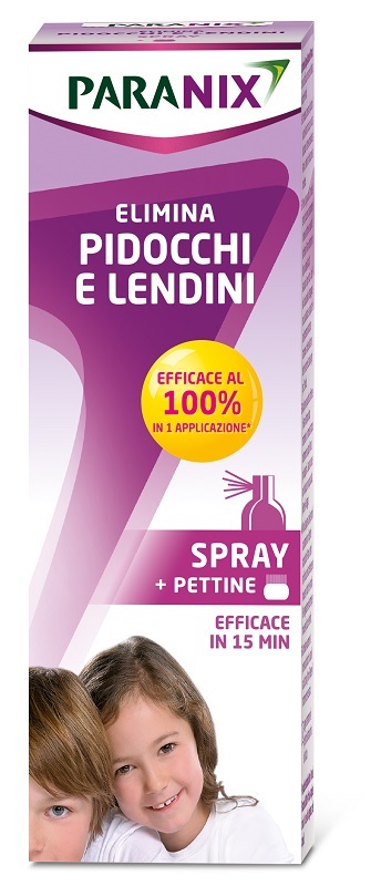 PARANIX SPRAY TRATTAMENTO ANTIPEDICULOSI 100 ML + PETTINE REGOLAMENTO MDR - famajoy.it