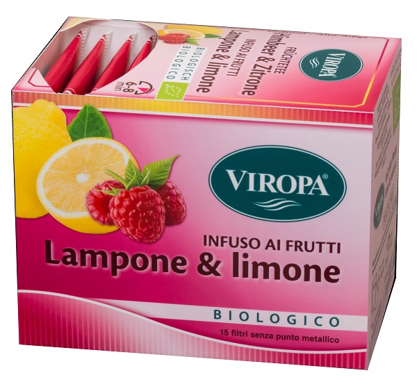 VIROPA INFUSO LAMPONE & LIMONE BIO 15 BUSTINE DA 2,7 G - famajoy.it