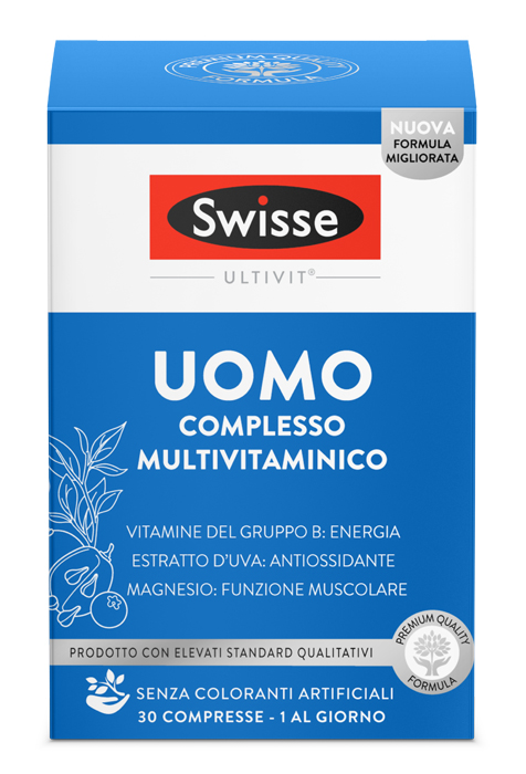 SWISSE MULTIVITAMINICO UOMO 30 COMPRESSE - famajoy.it
