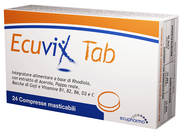 ECUVIX TAB 24 COMPRESSE MASTICABILI - famajoy.it