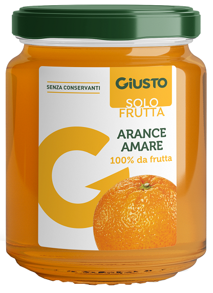 GIUSTO SOLO FRUTTA MARMELL ARANCE AMARE 284 G - famajoy.it