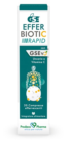 GSE EFFERBIOTIC RAPID 20 COMPRESSE - famajoy.it