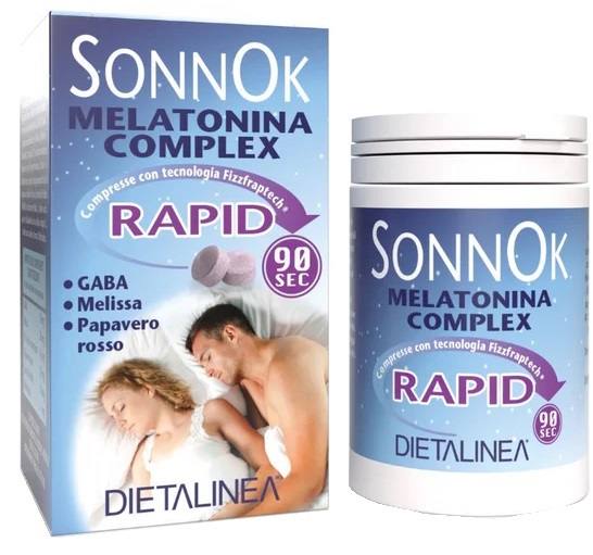 DIETALINEA SONNOK MELATONINA RAPID 60 COMPRESSA - famajoy.it