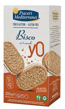 PIACERI MEDITERRANEI BISCO YO 5 CEREALI 200 G - famajoy.it