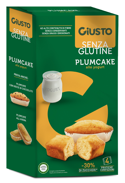 GIUSTO SENZA GLUTINE PLUMCAKE YOGURT 160 G - famajoy.it