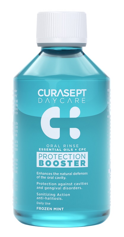 CURASEPT DAYCARE COLLUTORIO PROTECTION BOOSTER FROZEN MINT 500 ML - famajoy.it