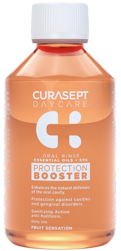 CURASEPT DAYCARE COLLUTORIO PROTECTION BOOSTER FRUIT SENSATION 250 ML - famajoy.it