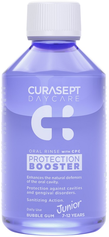 CURASEPT DAYCARE COLLUTORIO PROTECTION BOOSTER JUNIOR 250 ML - famajoy.it