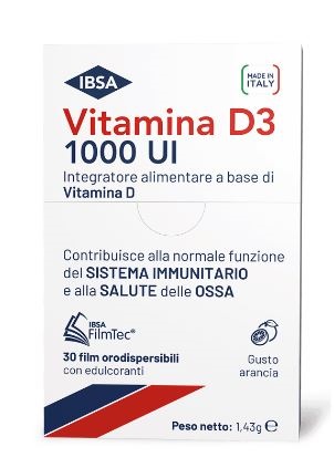 VITAMINA D3 IBSA 1000UI 30 FILM ORODISPERSIBILI - famajoy.it