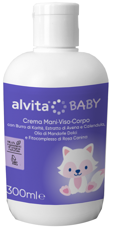 ALVITA BABY CREMA VISO-CORPO 300 ML - famajoy.it