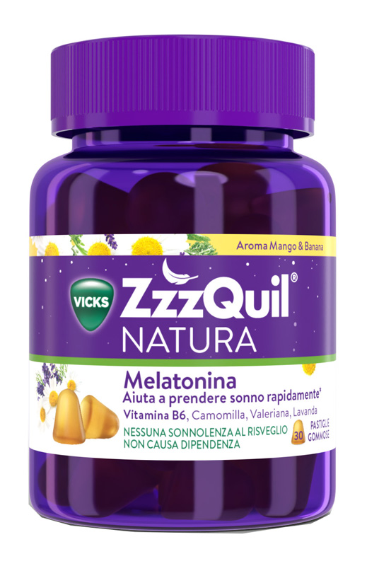 ZZZQUIL NATURA MANGO & BANANA 30 PASTIGLIE GOMMOSE - famajoy.it