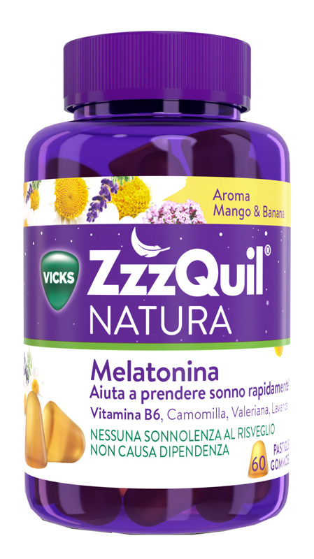 ZZZQUIL NATURA MANGO & BANANA 60 PASTIGLIE GOMMOSE - famajoy.it