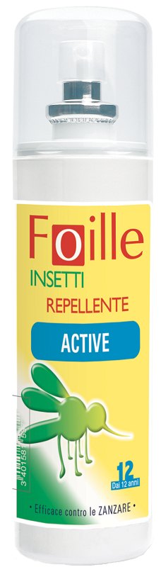 FOILLE INSETTI REPELLENTE ACTIVE 100 ML - famajoy.it