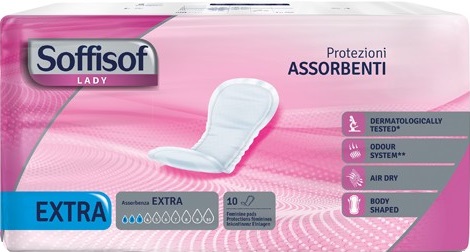 PANNOLONE PER INCONTINENZA SAGOMATO SOFFISOF LADY EXTRA 10 PEZZI - famajoy.it