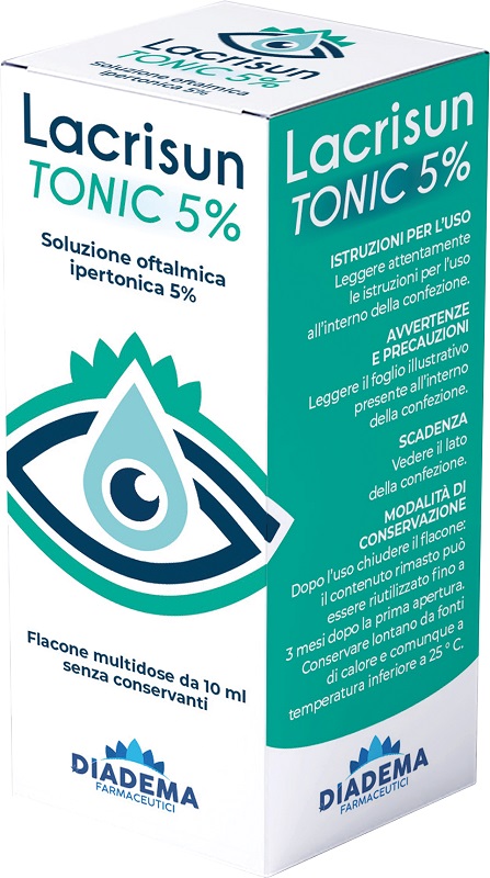 SOLUZIONE OFTALMICA IPERTONICA LACRISUN TONIC 5% 10 ML - famajoy.it