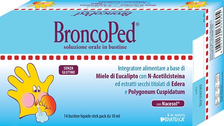 BRONCOPED SOLUZIONE ORALE 14 BUSTINE STICK PACK DA 10 ML - famajoy.it