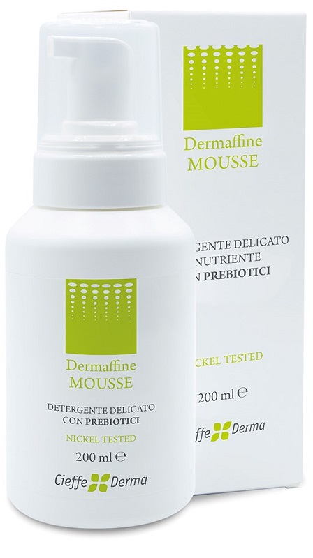 DERMAFFINE MOUSSE DETERGENTE DELICATO E NUTRIENTE CON PREBIOTICI 200 ML - famajoy.it