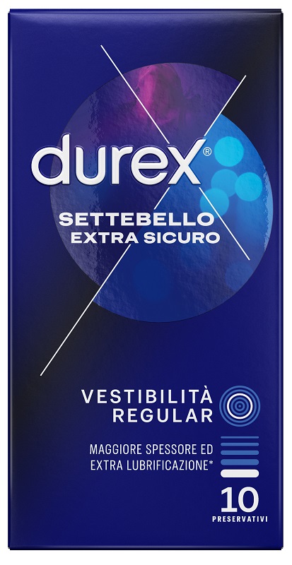 PROFILATTICO DUREX SETTEBELLO EXTRA SICURO 10 PEZZI - famajoy.it