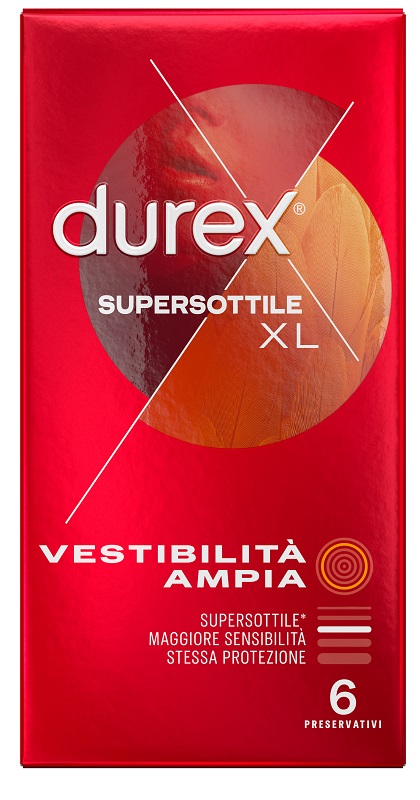 PROFILATTICO DUREX SUPERSOTTILE XL 6 PEZZI - famajoy.it