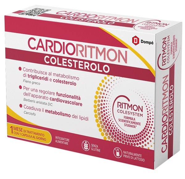 CARDIORITMON COLESTEROLO 30 CAPSULE - famajoy.it