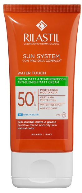 RILASTIL SUN SYSTEM WATER TOUCH FLUIDO SPF50+ 50 ML NUOVA FORMULAZIONE - famajoy.it