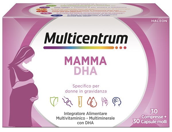 MULTICENTRUM MAMMA DHA 30 COMPRESSE + 30 CAPSULE - famajoy.it