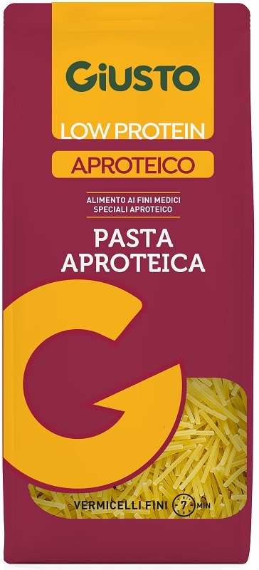 GIUSTO APROTEICO VERMICELLI FINI 250 G - famajoy.it